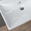 doporro Lavabo da Appoggio in Vetroceramica Bianco Lucido, Anteprima dell’immagine prodotto 4