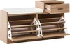 BELIANI Niedriger Schuhschrank Hellbraun Faserplatte mit 2 Produktbild-Vorschau 3