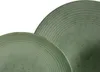 A close-up view of two green ceramic plates with concentric circular patterns. Náhľad obrázku produktu