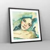 Gerahmtes Poster - Schwarzer Rahmen - Aquarell Frau Produktbild-Vorschau 8