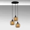 Opviq, Oro - 011, Lampadario, Oro, Metallo, 44 x 44 x 116 Anteprima dell’immagine prodotto 5