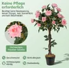COSTWAY 93 cm umělý strom s květy, umělý květinový strom, Náhled obrázku produktu 5