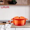 LAVA Gusseisentopf mit Deckel, emailliert, Ø 28 cm, 6,71 Produktbild-Vorschau 7