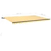 Tenda da sole manuale a scomparsa con LED 500x300 cm giallo Anteprima dell’immagine prodotto 7