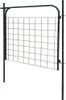 vidaXL Portail de clôture de jardin 100 x 100 cm Anthracite Voir les images du produit 1