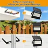 Izrielar 4X LED – kinkiety solarne z czujnikiem ruchu na Podgląd zdjęcia produktu 8