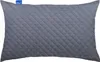 A gray quilted pillow. Podgląd zdjęcia produktu