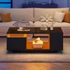 MODFU Couchtisch Schwarz Wohnzimmertisch mit Produktbild-Vorschau 2