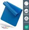 LILENO SPORTS Yoga Matte Blau (180x60cm) inkl. Tragegurt - Produktbild-Vorschau 6