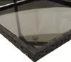 vidaXL 9dílný zahradní jídelní set s polštáři Black Poly Náhled obrázku produktu 5
