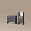 Meubles bain Livinity Amalfi Anthracite/Chêne doré 2 Voir les images du produit 3