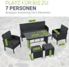 Juskys Polyrattan Gartenmöbel Sitzgruppe Turin Set 6 teilig Produktbild-Vorschau 5