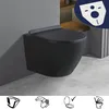 Toaleta WC: Czarna z deską sedesową Slim Soft-Close | Podgląd zdjęcia produktu 1