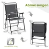 COSTWAY Set aus 4 Outdoor-Klappstühlen, tragbarer Produktbild-Vorschau 7
