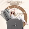 HOMCOM Fauteuil de Massage Inclinable, Chaise de Relaxation Voir les images du produit 4