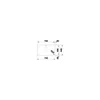 A technical drawing of a sink with dimensions. Produktbild-Vorschau
