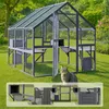 Wiltec Enclos extérieur pour chats 210 x 187 x 187 cm Catio Voir les images du produit 2