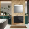 Stamar | Badezimmerschrank, mit Waschtisch, 80 cm, Schwarz, Produktbild-Vorschau 5