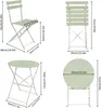 Akord Set Mobili Da Balcone Orion Verde 42X35X42 Anteprima dell’immagine prodotto 3