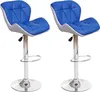 Two blue and white bar stools on a white background. Náhľad obrázku produktu