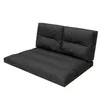 A dark gray two-piece cushion set for a pallet sofa, shown against a white background. Anteprima dell’immagine prodotto