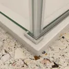 100x80cm 195cm 6mm Eckeinstieg Eckdusche Drehtür Produktbild-Vorschau 6