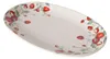 Servierplatte aus Keramik EMILY, Erdbeermuster, 29 x 18 cm Produktbild-Vorschau 1