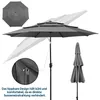 Yaheetech 3-stöckiger Sonnenschirm Φ324 cm neigbarer Produktbild-Vorschau 8