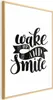 Posterpapier Poster - Wake Up and Smile 40x60 cm Text Produktbild-Vorschau 1