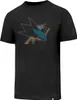 47 Brand CLUB Shirt - NHL San Jose Sharks schwarz Produktbild-Vorschau 1