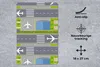 MuchoWow® Mauspad Mousepad Design - Flughafen - Flugzeug Produktbild-Vorschau 2