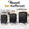 Weissmantel 3er Koffer Set Hartschalenkoffer Koffer Trolley Produktbild-Vorschau 2