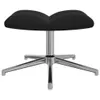 Design Möbel Relaxsessel mit Hocker Schwarz Samt - 2024 Neu Produktbild-Vorschau 8