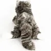Kuscheltier Maine Coon Katze grau getigert liegend 38 cm Produktbild-Vorschau 6