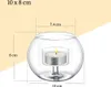 Świecznik Wilmax 10 x 8 cm, szkło przezroczyste WL-888973/A Podgląd zdjęcia produktu 3