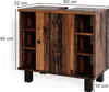 Waschbeckenunterschrank Vicco Fynn Antikholz 60 x 54 cm, Produktbild-Vorschau 3