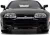Front view of a black toy car. Podgląd zdjęcia produktu