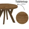 Table ronde à rallonges pour la salle à manger, PERO, style Voir les images du produit 3