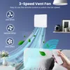 Koupelnový ventilátor – odtahový ventilátor 100 mm do Náhled obrázku produktu 10