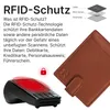 Leder Geldbörse Herren Portemonnaie RFID Querformat Produktbild-Vorschau 7