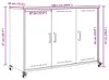 vidaXL Credenza rosa 100,5x39x72 cm in acciaio Anteprima dell’immagine prodotto 8