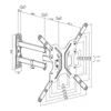 Logilink TV-Wandhalterung neig- und schwenkbar für 23-55" Anteprima dell’immagine prodotto 4