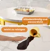 STILVORA Couchtisch Set 2-teilig, rund, Weiß Marmoroptik, Produktbild-Vorschau 5