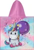 Badeponcho Kinder Badetuch Poncho mit Kapuze  Weich Produktbild-Vorschau 3