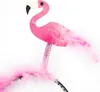 Oblique Unique Haarreif mit Flamingos und Federn Haarreifen Produktbild-Vorschau 2