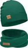 Bubalove | Kinder Beanie Mütze | Loop Schal | SET | Grün | Produktbild-Vorschau 1