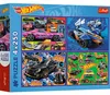 Puzzle 4 x 250 elementów Wyścigowe Auta Trefl Podgląd zdjęcia produktu 1