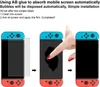 Instructions for applying a screen protector to a mobile device. Produktbild-Vorschau