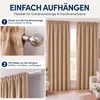 Kräuselband-Vorhang 140x225cm #9009 hellbraun Produktbild-Vorschau 6