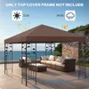 Toile de rechange pour pavillon 3 x 3 m, imperméable, Voir les images du produit 1